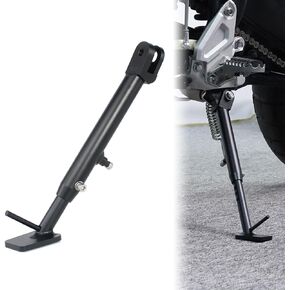 Xitomer 0-3'' Motorcycle Adjustable Kickstand Sidestand, Fit for Tenere 700 2023 2022 2021 Tenere 700 2020 2019-2023, Motorcycle Adjustable Side Stand for Tenere 700 Kickstand (Silver)