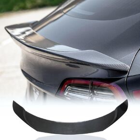 Model Y Carbon Fiber Trunk Spoiler for Tesla Model Y 2020-2023 HighKick Rear Wing Spoiler Body Kits Factory Outlet Enhanced Aerodynamics and Aesthetics