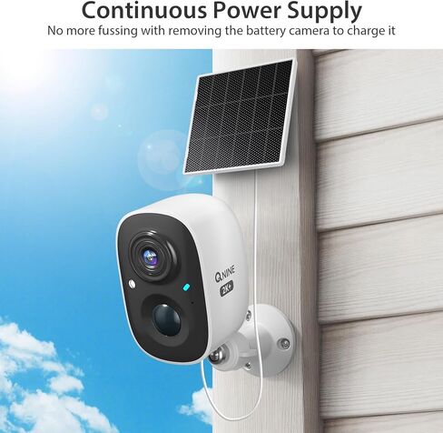 3rd-Gen Outdoor Camera Wireless - Battery Powered Security Cameras with 2K+ Resolution, Motion Alert, Color Night Vision, Easy WiFi Setup, Subscription Optional, SD/Cloud Storage in Saudi Arabia