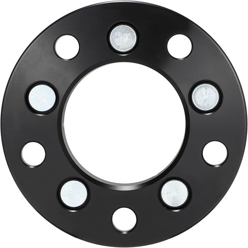 ECCPP 4 قطع 5x5 إلى 5x4.5 محولات العجلات العروة المركزية 1 بوصة (25 مم) 5 العروة 1/2 بوصة 82.5 مم محور التجويف متوافق مع Grand Cherokee 1999-2010 لـ Wrangler 2007-2018-NOT FIT Stock Rims in Saudi Arabia