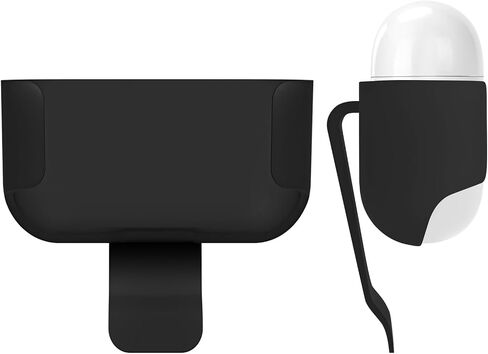 Geekria Wireless Earbuds Case Ultra Light Belt Clip Pocket Holder, Compatible with Airpods 3rd Generation True Wireless Earbuds, Charging Port Accessible (Clear) in Saudi Arabia