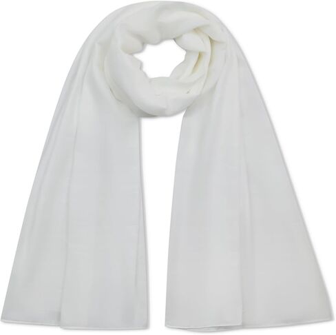 Luxurious Artificial Silk Scarf for Women | 100% Polyester Fashion Scarf | 69“X27.5" | Chic & Versatile Colors in Saudi Arabia