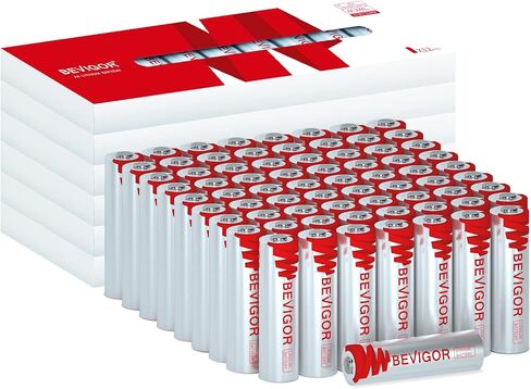 BEVIGOR Lithium Batteries AA, AA Batteries 24Pack, 3500mAh 1.5V AA Lithium Battery, Double A Battery, Longer Lasting Lithium Iron AA Batteries for Flashlight, Toys, Remote Control【Non-Rechargeable】 in Saudi Arabia