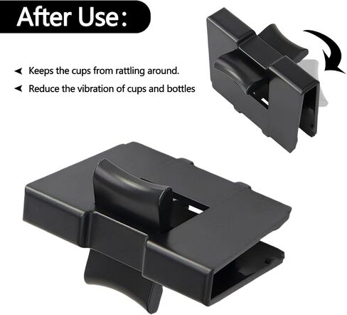 Cup Holder Insert Divider Fit for Subaru Forester 2014-2022,Legacy 2010-2014,Outback 2010-2014 Center Console Divider OEM:92118AJ000 92118AJ001 (Style B-Fit Subaru) in Kuwait