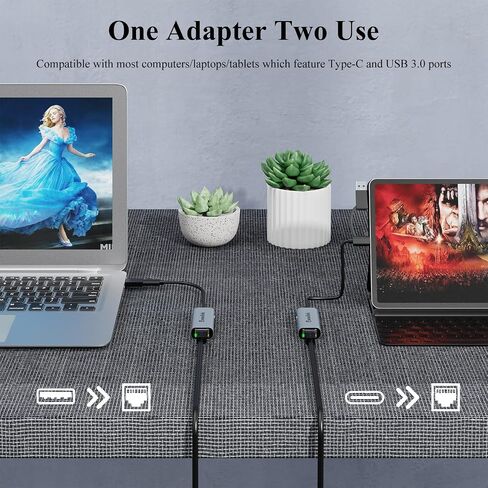 WAVLINK 5Gbps USB C to Ethernet Adapter, 5000Mbps USB-C to RJ45 Network Converter (Thunderbolt 4/3 Compatible), Aluminum Case for Windows, Mac OS, iPad OS and More, Realtek RTL8157 Chipse. in Saudi Arabia