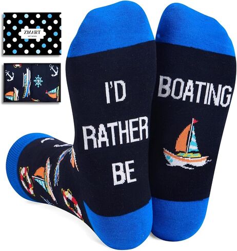 Zmart Funny Racing Gifts for Men Women Teens - Boating Sailing Socks, Biking Socks for Bicycle Enthusiasts in Kuwait