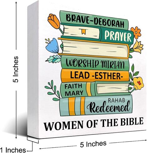 Bible Verse Wood Sign Desk Decor,God is Good Christian Wood Block Signs,Religious Wood Plaque Signs Decor,Scripture Decor for Desk Shelf Tabletop Decoration Home Office in Saudi Arabia