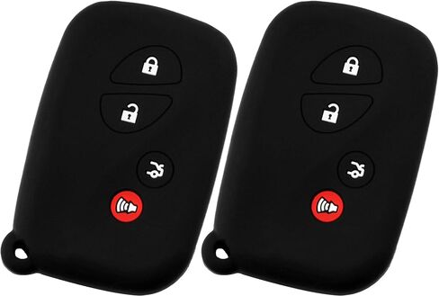 KeyGuardz Keyless Entry Remote Car Smart Key Fob Outer Shell Cover Protective Case for ES GS is LS (Pack of 2) in Saudi Arabia