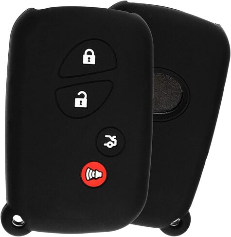 KeyGuardz Keyless Entry Remote Car Smart Key Fob Outer Shell Cover Protective Case for ES GS is LS (Pack of 2) in Saudi Arabia
