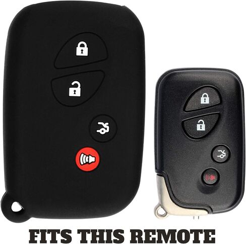 KeyGuardz Keyless Entry Remote Car Smart Key Fob Outer Shell Cover Protective Case for ES GS is LS (Pack of 2) in Saudi Arabia