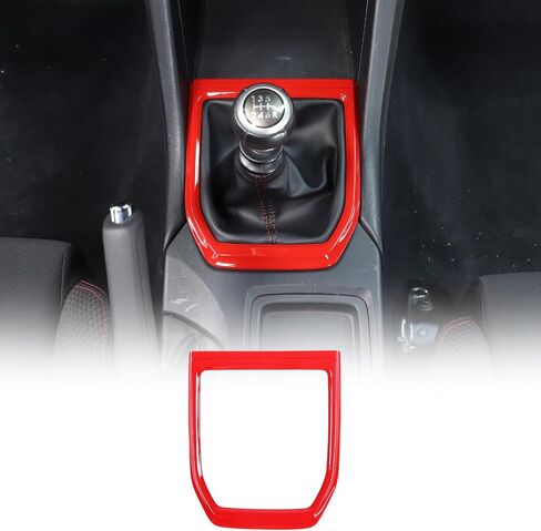 Daeiclru Gear Shift Panel Cover Trim Compatible with Subaru WRX 2022 2023, Gear Shift Control Anti-Scratch Panel Decorative Sticker Trim Frame Interior Accessories (Carbon Fiber Pattern) in Kuwait