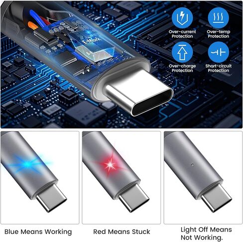 weishan USB C to DC Power Cable for Starlink Mini, PD 100W Type C Fast Charging Cord with Outdoor Waterproof DC Barrel, 6.6ft Long in Saudi Arabia