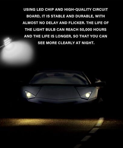 18 قطعة لمبة LED للسيارة، مجموعة مصابيح LED للسيارة، T10 31 مم 41 مم مجموعة مصابيح السيارة الداخلية (أبيض) in Kuwait