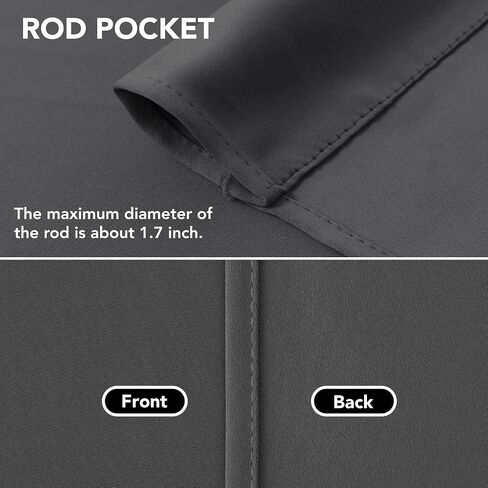 Deconovo Solid Rod Pocket Tie Up Shade Window Curtain, Star White, 46W x 63L in Saudi Arabia