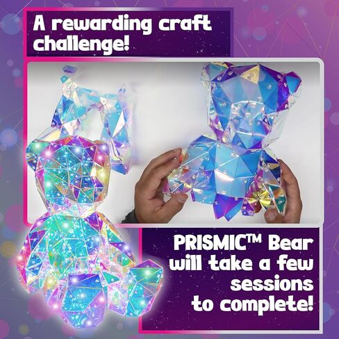 Prismic Unicorn 3D Light DIY Kit - Unique Unicorn Gifts for Girls & Women, 12 Year Old Girl Gifts, Cool Gifts for Tweens, Preteen Girl Gifts, & Teen Girl Gifts Ideas - Arts and Crafts for Christmas in Kuwait