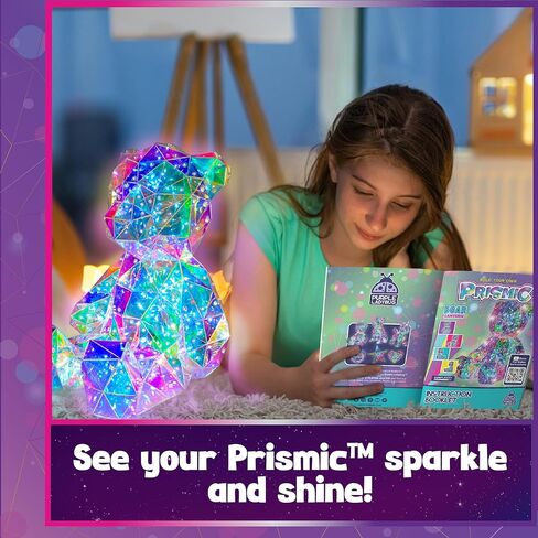 Prismic Unicorn 3D Light DIY Kit - Unique Unicorn Gifts for Girls & Women, 12 Year Old Girl Gifts, Cool Gifts for Tweens, Preteen Girl Gifts, & Teen Girl Gifts Ideas - Arts and Crafts for Christmas in Kuwait