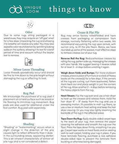 سجادة عداء سوداء عصرية من مجموعة Loom مضفرة فريدة من نوعها (2 '6 × 6' 0) in Kuwait