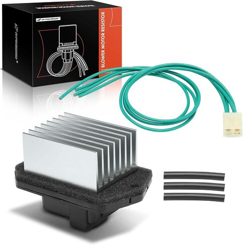 مقاوم محرك منفاخ HVAC الممتاز مع مجموعة أدوات تسخير الأسلاك المتوافقة مع مركبات Honda & Acura - CR-V 2002-2011، Civic 2001-2011، Accord 2003-2005 2008-2012، Crosstour 2012-2015، Element، RDX، TSX in Saudi Arabia