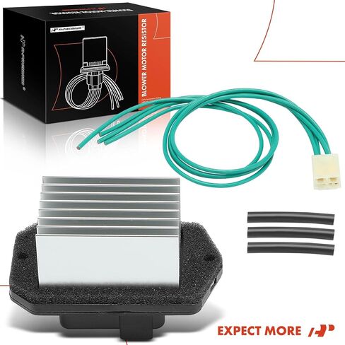 مقاوم محرك منفاخ HVAC الممتاز مع مجموعة أدوات تسخير الأسلاك المتوافقة مع مركبات Honda & Acura - CR-V 2002-2011، Civic 2001-2011، Accord 2003-2005 2008-2012، Crosstour 2012-2015، Element، RDX، TSX in Saudi Arabia