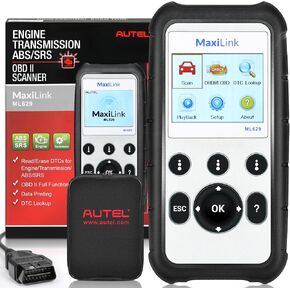 AUTEL MaxiLink ML629 Automobile OBD2 Scanner Code Reader, Vehicle Diagnostic Scan Tool, Full OBDII Car Code Reader Tool, Upgraded of AL519/AL619/ ML619 Model