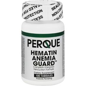 Perque Hematin Anemia Guard, 100 Count
