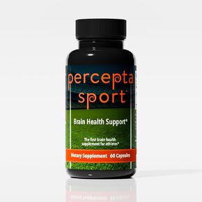 Percepta Sport Brain Supplement for Athletes - Natural Plant-Based Brain Health Supplement - Enhances Performance, Focus, Concentration, and Energy - 30 Day Supply