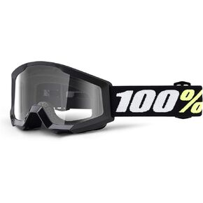 100% Strata 2 Mini Motocross & Mountain Biking Goggles - MX, MTB, Dirt Bike, Power Sport Protective Eyewear