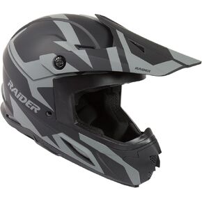 Raider Unisex-Adult's Off Road Z7 MX (Matte Black) (Matte Black Solid, Medium)