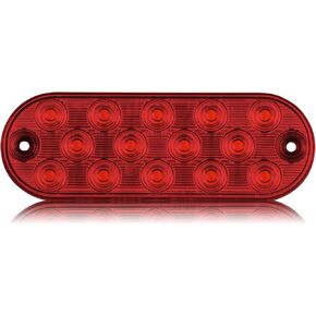 Maxxima M63353Y Amber 6" Oval Thin Profile Surface Mount LED Warning Light