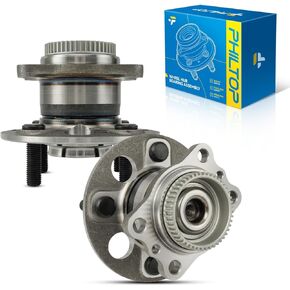 PHILTOP 512483 Rear Wheel Bearing Fit for Hyundai Ac-c-e-n-t 2012-2017, Kia Rio 2012-2017, 4 Lugs Wheel Hub Assembly W/ABS