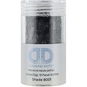 Diamond Dotz Freestyle 2.8mm Black Freestyle Gems, 4 Piece