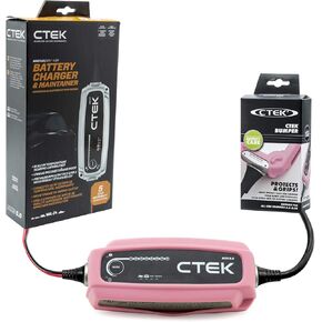 CTEK (40-206) MXS 5.0-12 Volt Battery Charger and Maintainer and Family Garage Kit