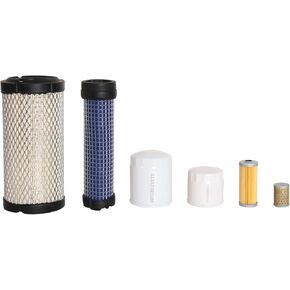 Maintenance Filter Kit Compatible With Mahindra EMAX 20S HST Tractors OE# 11930535151 11981055650 12933555780 11201032020 11102303100