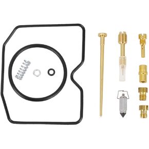 F FIERCE CYCLE Motorcycle Carburetor Repair Rebuild Kit for Kawasaki Prairie 300 1999-2002 Carb Repair Tools