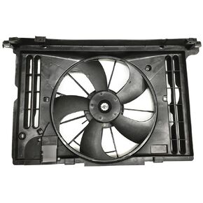 PartsFlow Radiator Cooling Fan Assembly for 2009-2014 Toyota Matrix for 2009-2013 Toyota Corolla for 2009-2010 Pontiac Vibe 621-363