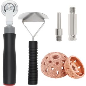 Windance Tire Repair Patch Tools,Tire Buffing Wheels 42mm 55mm for Cars Trucks Motorcycles Bicycles Electric Bicycles with Tire Patch Roller, Scraping Cutter, Tire Grinding Polishing Accessories Kit