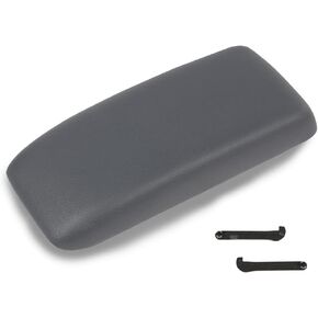 ALLGOOD Center Console Lid Compatible with Ford Ranger 2004-2011(with Full Center Console Center Armrest Repair Kit) Black 3L5Z10047A20AAB