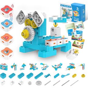 A1 Coding Robot for Kids Age 3+ Years, 8 in 1 Building Blocks with Multiple Sensors, STEM Science Kit Toys with Story-Based Tutorials, Ideal Gift for Children