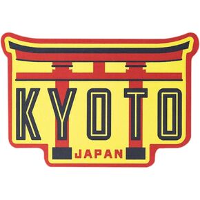 Vagabond Heart Kyoto Sticker - Torii Gate - Weatherproof Vinyl Japan Souvenir Decal