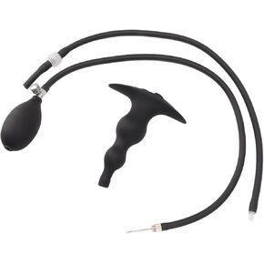 طقم لمبة حقنة شرجية من السيليكون من DAUZ، يعزز التغوط قابس حقنة شرجية ناعمة قابلة للنفخ لتحسين الإمساك للمنزل (نمط 2 مضاد للتدفق الخلفي) in Kuwait