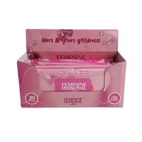 LEAF Ultimate Feminine Care, Extra-Large Wipes for Women, pH Balance Feminine Wipes With Natural Ingredients, Travel-Friendly, Alcohol-Free, Eco-Friendly Personal Cleansing Wipes