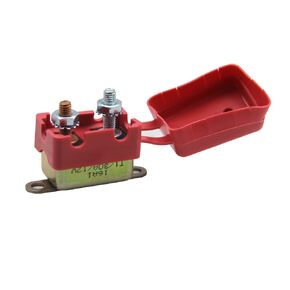 ZOOKOTO 12V 40A Auto Circuit Breaker Automatic Reset Fuse Stud Bolt with Plastic Cover 40 Amp