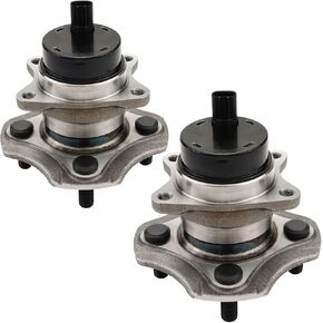 Torchbeam Pair 512209 Rear Wheel Hub Bearing Assembly for 2004-2006 Scion xB, 2004-2006 Scion xA, 2000-2005 Toyota Echo Wheel Bearing 4 Lugs W/ABS