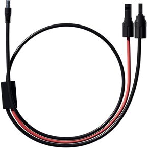 Runhood Solar Generator Aceessory MC4 Cord, MC4 to DC6530 Connect Cable Compatiable With DC6530 Solar generator, Portable Power Station, Espeacailly for Runhood Rallye 600 Series