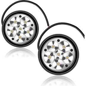 زوج من مصابيح الضباب LED، ترقية فائقة السطوع، بديل A06-32497000 لـ 2005-2010 Freightliner Columbia in Kuwait