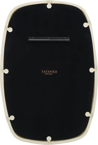 SAFAVIEH Home Collection Raelee Ivory مرآة حائط مزخرفة مقاس 24 × 36 بوصة لغرفة النوم وغرفة المعيشة والمدخل in Saudi Arabia