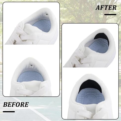Lusofie 8 Pairs Shoe Heel Repair Insude Shoe Patches for Holes, Self-Adhesive Shoe Repair Patch for Sneaker Leather High Heel in Saudi Arabia