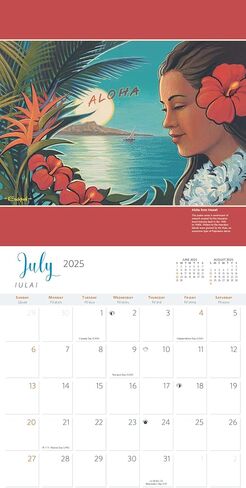 Hawaiian Sea Turtles - Hawaii 2025 Deluxe Wall Calendar - Photography by Michael and Monica Sweet in Saudi Arabia