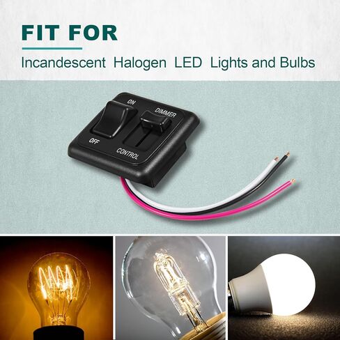 تيار مستمر تبديل التبديل باهتة ل LED 12 فولت مع الجانب العالي التحكم باهتة الهالوجين المتوهجة RV السيارات شاحنة البحرية قطاع الإضاءة أدى التبديل باهتة RV ضوء التبديل 12 فولت مفتاح الإضاءة in Kuwait