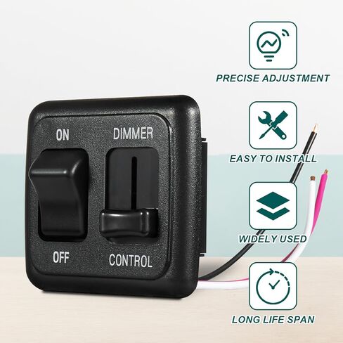 تيار مستمر تبديل التبديل باهتة ل LED 12 فولت مع الجانب العالي التحكم باهتة الهالوجين المتوهجة RV السيارات شاحنة البحرية قطاع الإضاءة أدى التبديل باهتة RV ضوء التبديل 12 فولت مفتاح الإضاءة in Kuwait